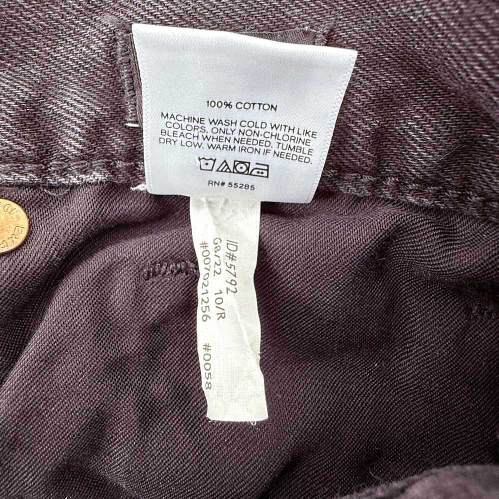 Express Wide Leg Jeans Womens 10R Black Excellent High Rise Conscious Edit - Picture 5 of 8